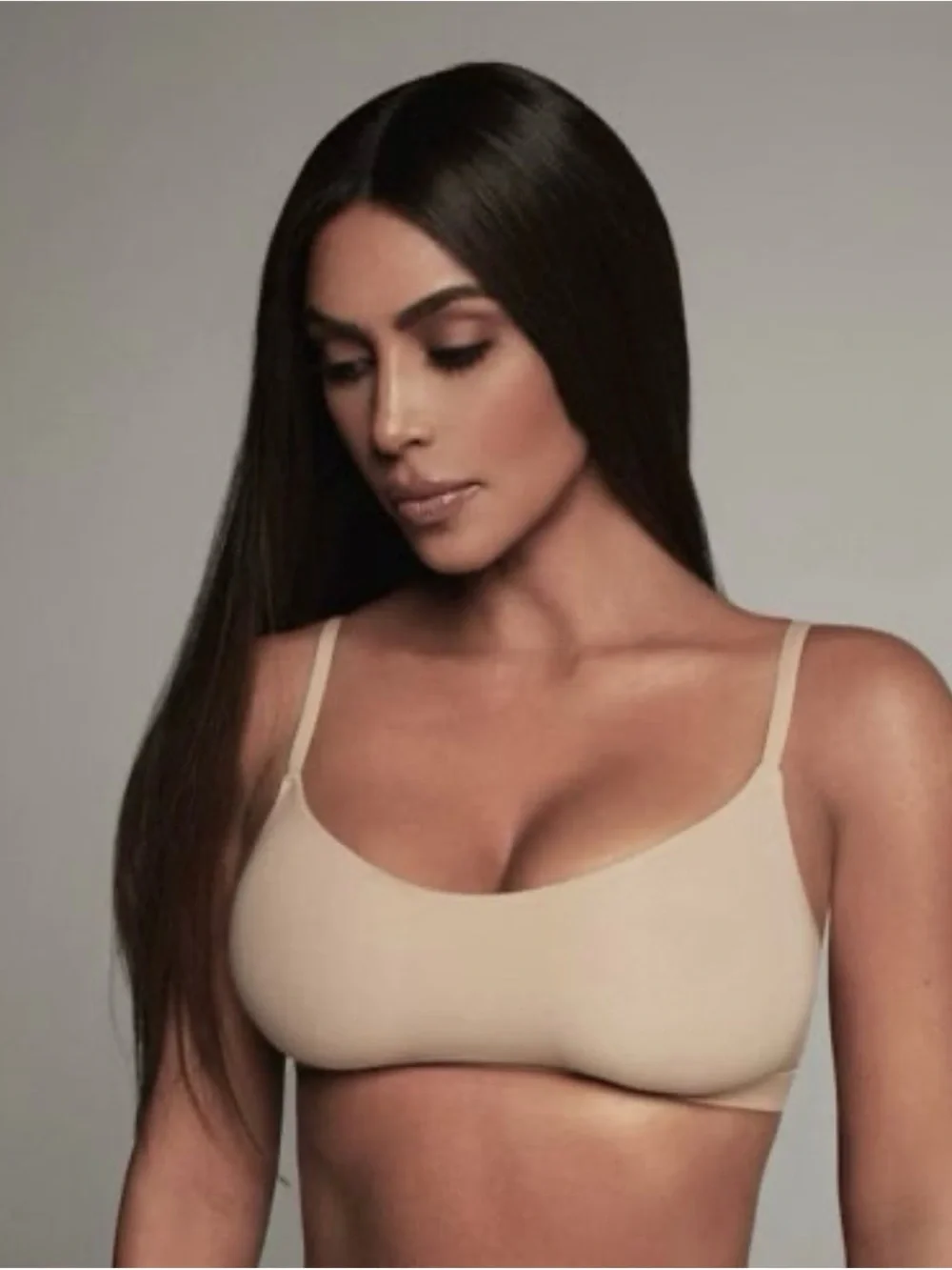 SKIMS Nude Seamless Wireless Bralette 2XL